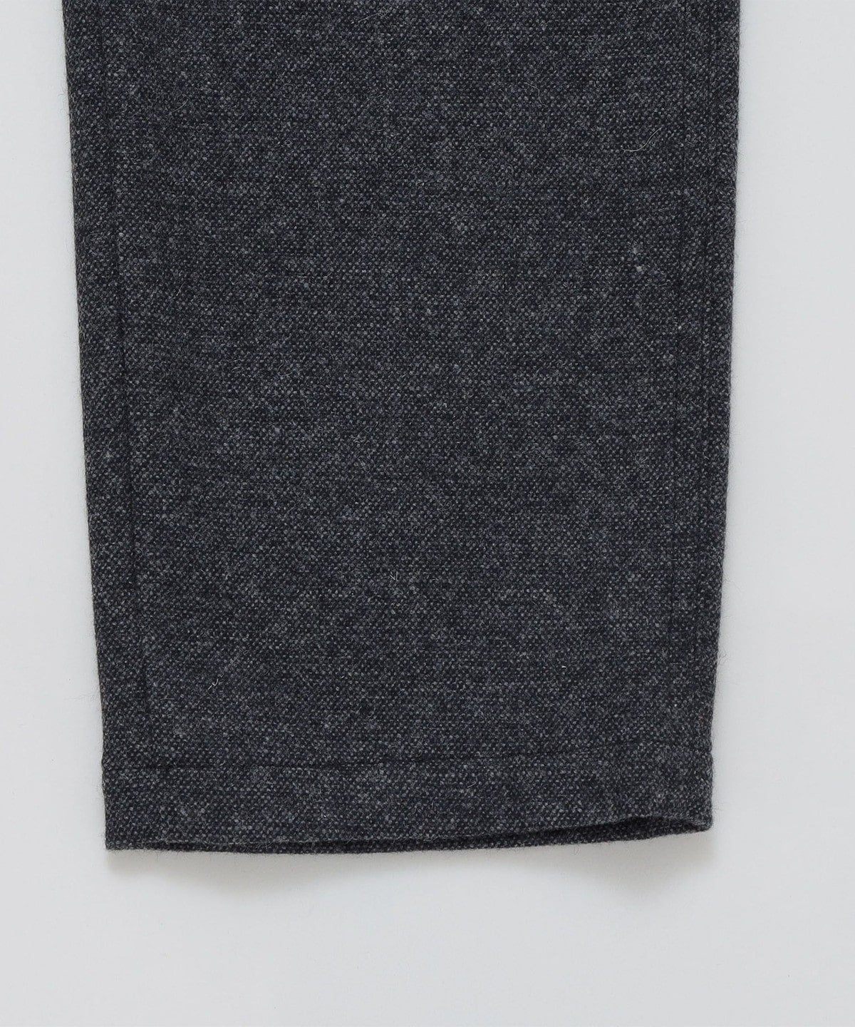 SHIPS: ウール/アンゴラ ツイード テーパード スリム チノパンツ