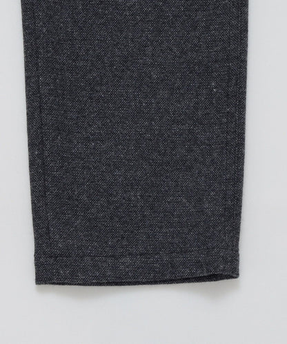 SHIPS: ウール/アンゴラ ツイード テーパード スリム チノパンツ