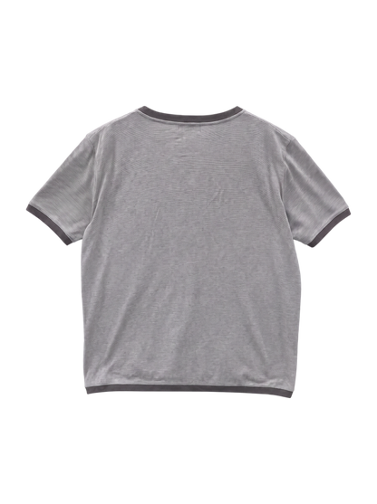 SHIPS: バーズアイ クルーネック Tシャツ