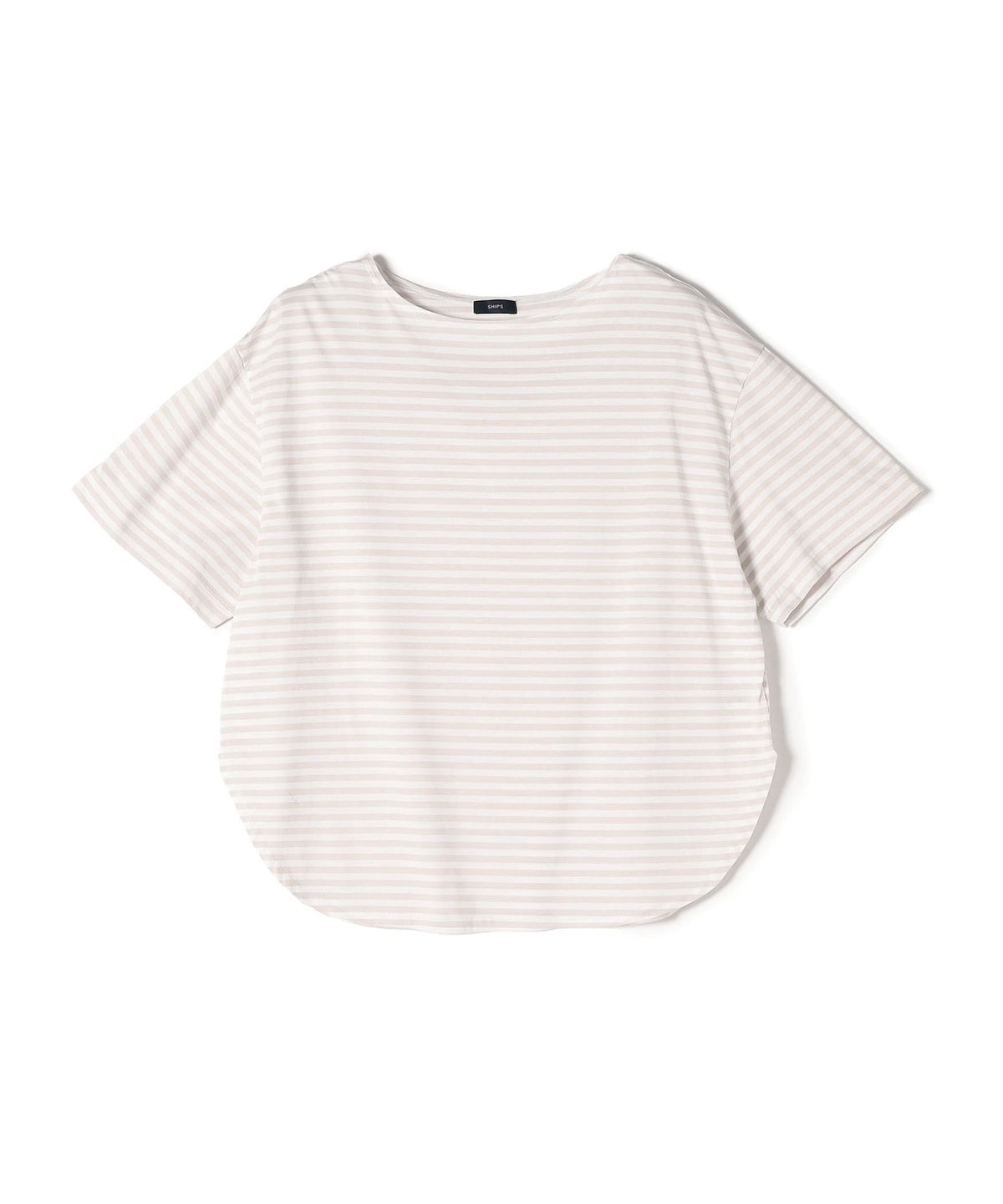 〈手洗い可能〉ハイゲージ ボーダー 半袖 Tシャツ