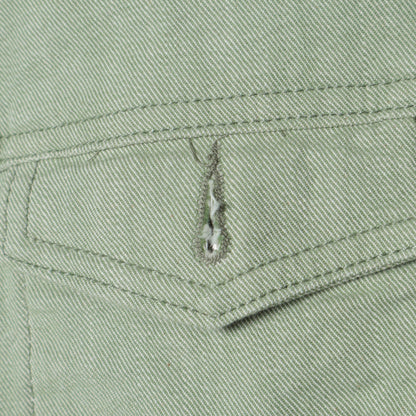 【SHIPS any別注】CIMARRON JEANS:〈ウォッシャブル〉ノーカラー デニム ジャケット