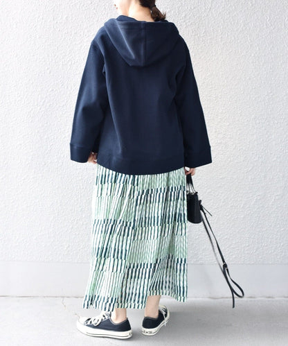 【SHIPS別注】MAISON No.8:〈手洗い可能〉ミリタリードッキングスカート