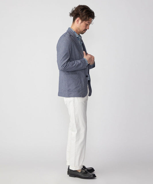 SHIPS:〈手洗い可能〉TEXBRID(R) バーズアイ ジャージー 2ボタン ジャケット