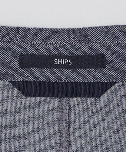SHIPS:〈手洗い可能〉TEXBRID(R) バーズアイ ジャージー 2ボタン ジャケット