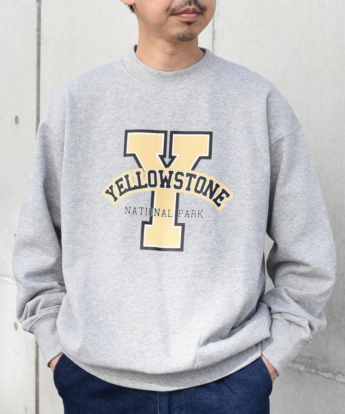 【WEB限定】SHIPS any: NATIONAL PARK プリント スウェット 23AW