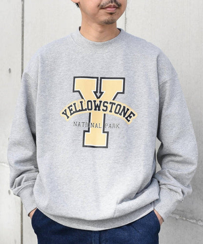 【WEB限定】SHIPS any: NATIONAL PARK プリント スウェット 23AW