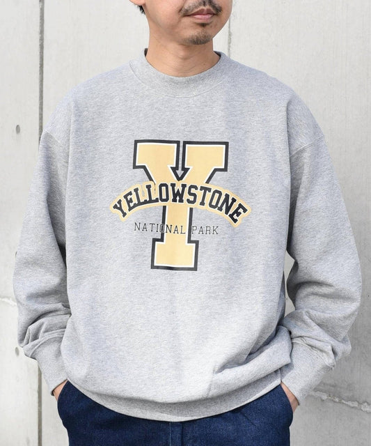 【WEB限定】SHIPS any: NATIONAL PARK プリント スウェット 23AW