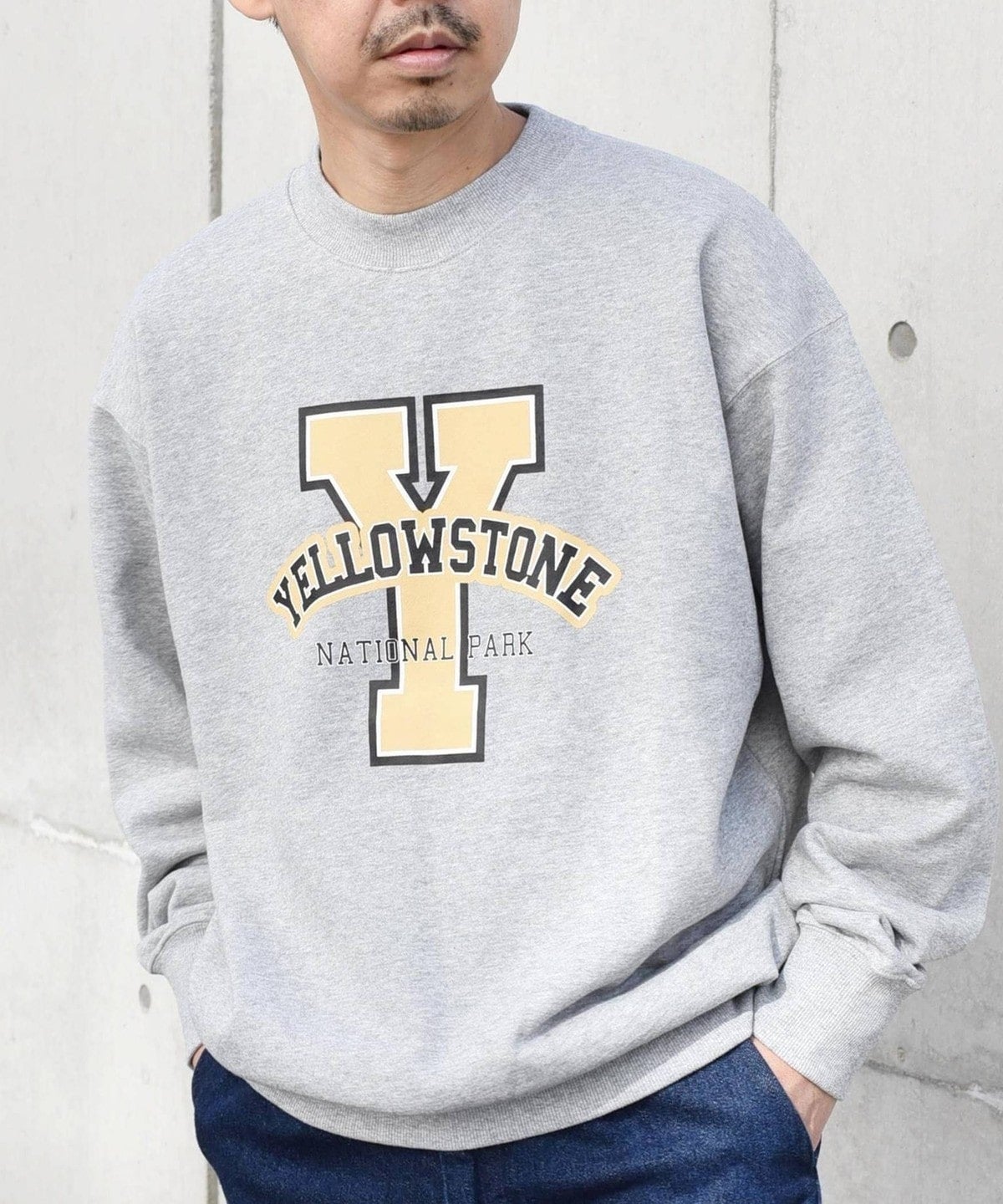 【WEB限定】SHIPS any: NATIONAL PARK プリント スウェット 23AW