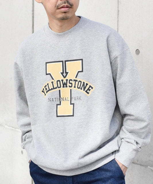 【WEB限定】SHIPS any: NATIONAL PARK プリント スウェット 23AW