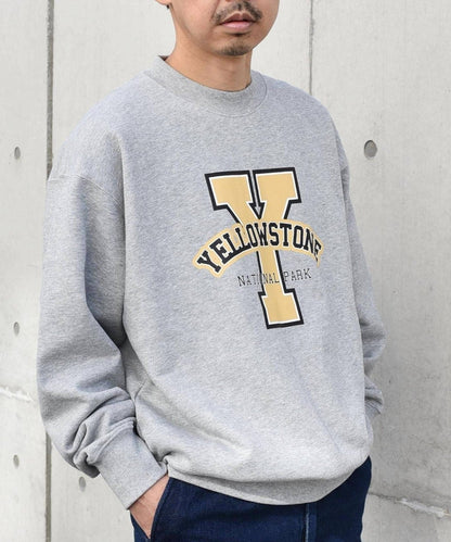 【WEB限定】SHIPS any: NATIONAL PARK プリント スウェット 23AW