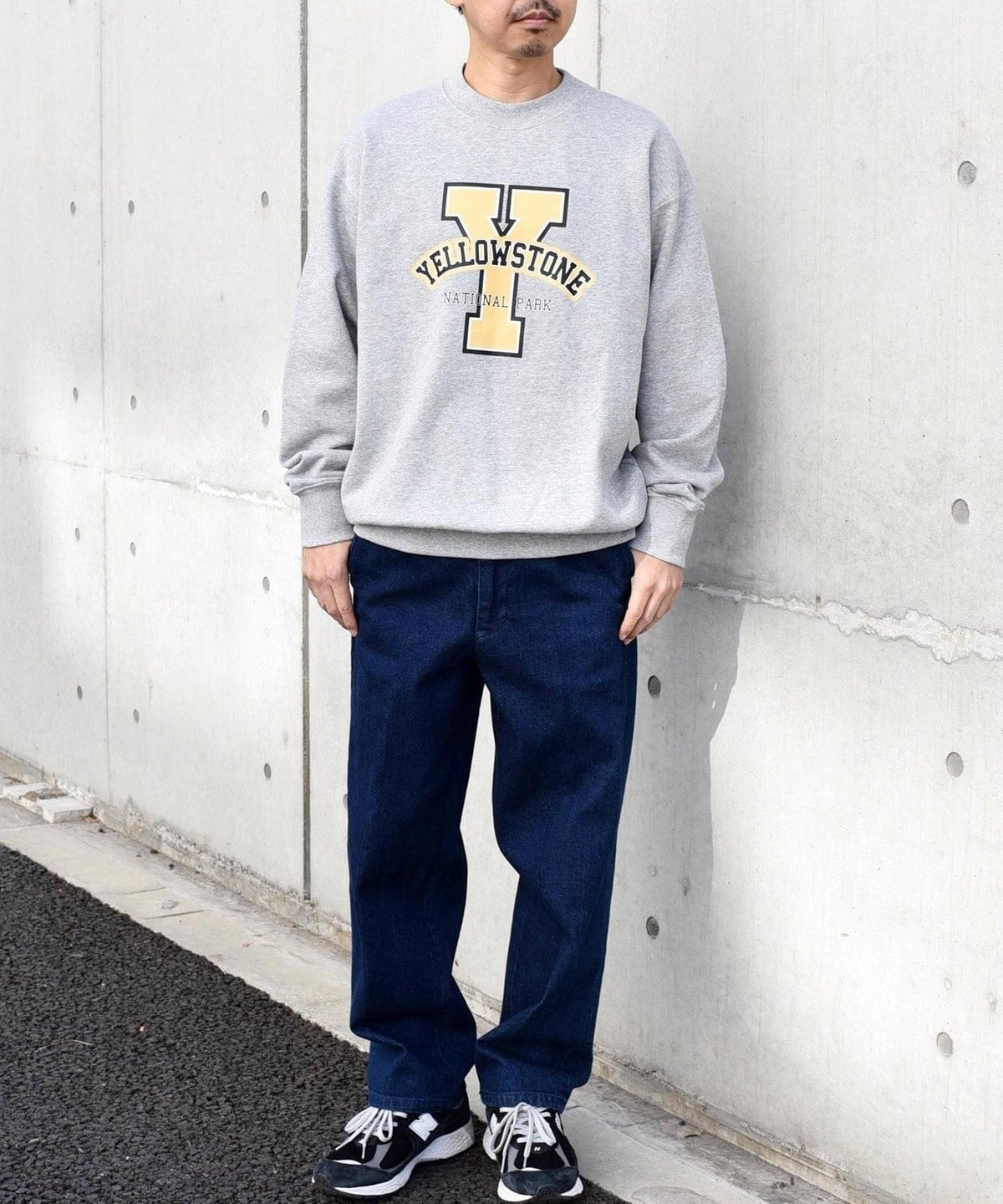 【WEB限定】SHIPS any: NATIONAL PARK プリント スウェット 23AW