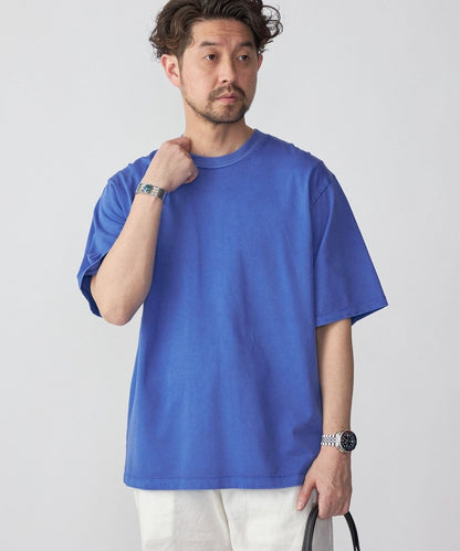 SHIPS: ピマコットン ガーメントダイ クルーネック Tシャツ