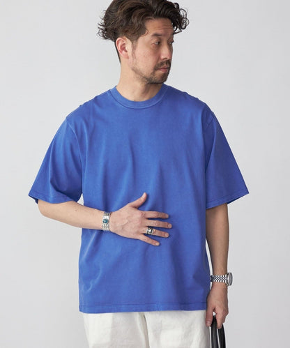 SHIPS: ピマコットン ガーメントダイ クルーネック Tシャツ