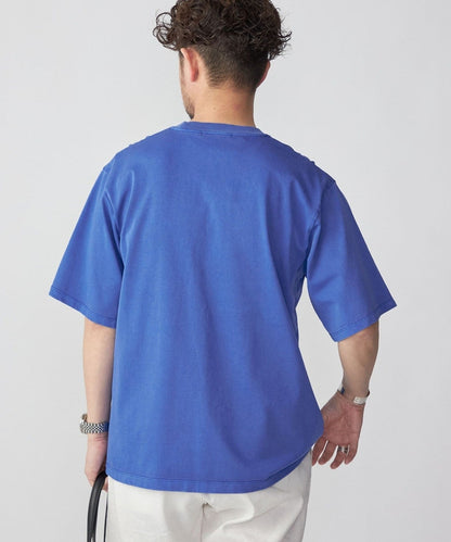 SHIPS: ピマコットン ガーメントダイ クルーネック Tシャツ