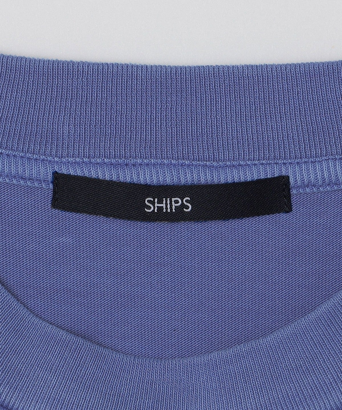 SHIPS: ピマコットン ガーメントダイ クルーネック Tシャツ