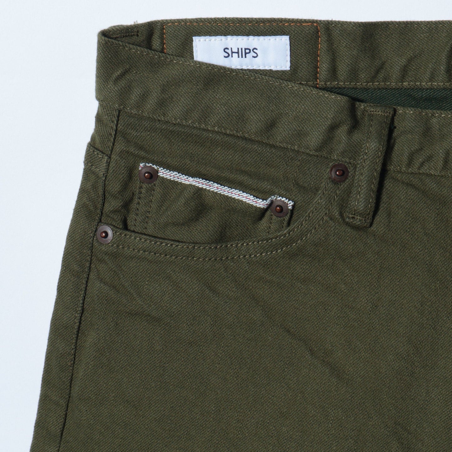 SHIPS:5PKT COLOR SELVAGE STR