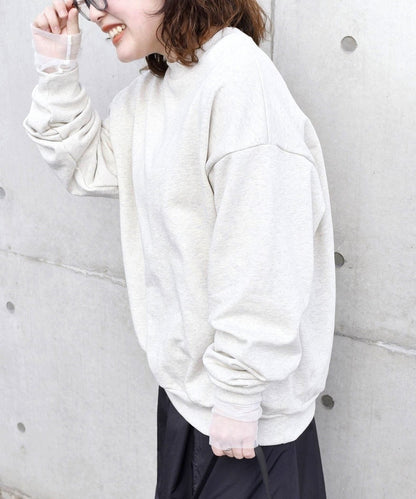 SHIPS any: COTTON USA ルーズ クルーネック 裏毛 スウェット