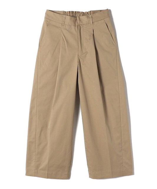 SHIPS Primary Navy Label:〈洗濯機可能〉ワンタック ワイド チノパン