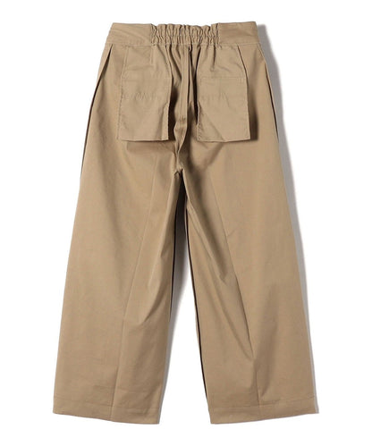 SHIPS Primary Navy Label:〈洗濯機可能〉ワンタック ワイド チノパン