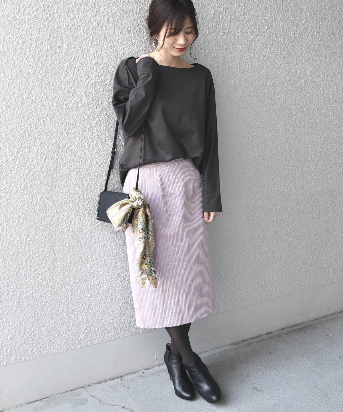 Khaju:クロスボートネックプルオーバー