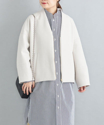 〈手洗い可能〉コクーンジップブルゾン 22FW