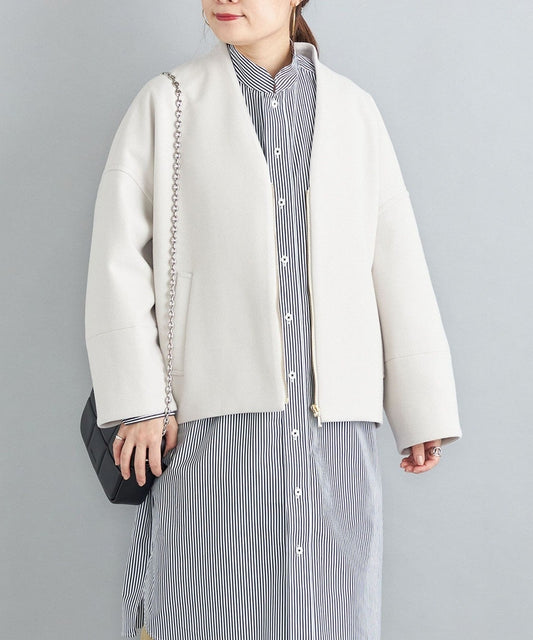 〈手洗い可能〉コクーンジップブルゾン 22FW