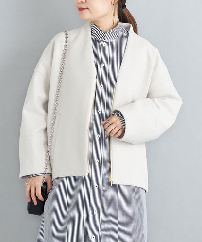 〈手洗い可能〉コクーンジップブルゾン 22FW