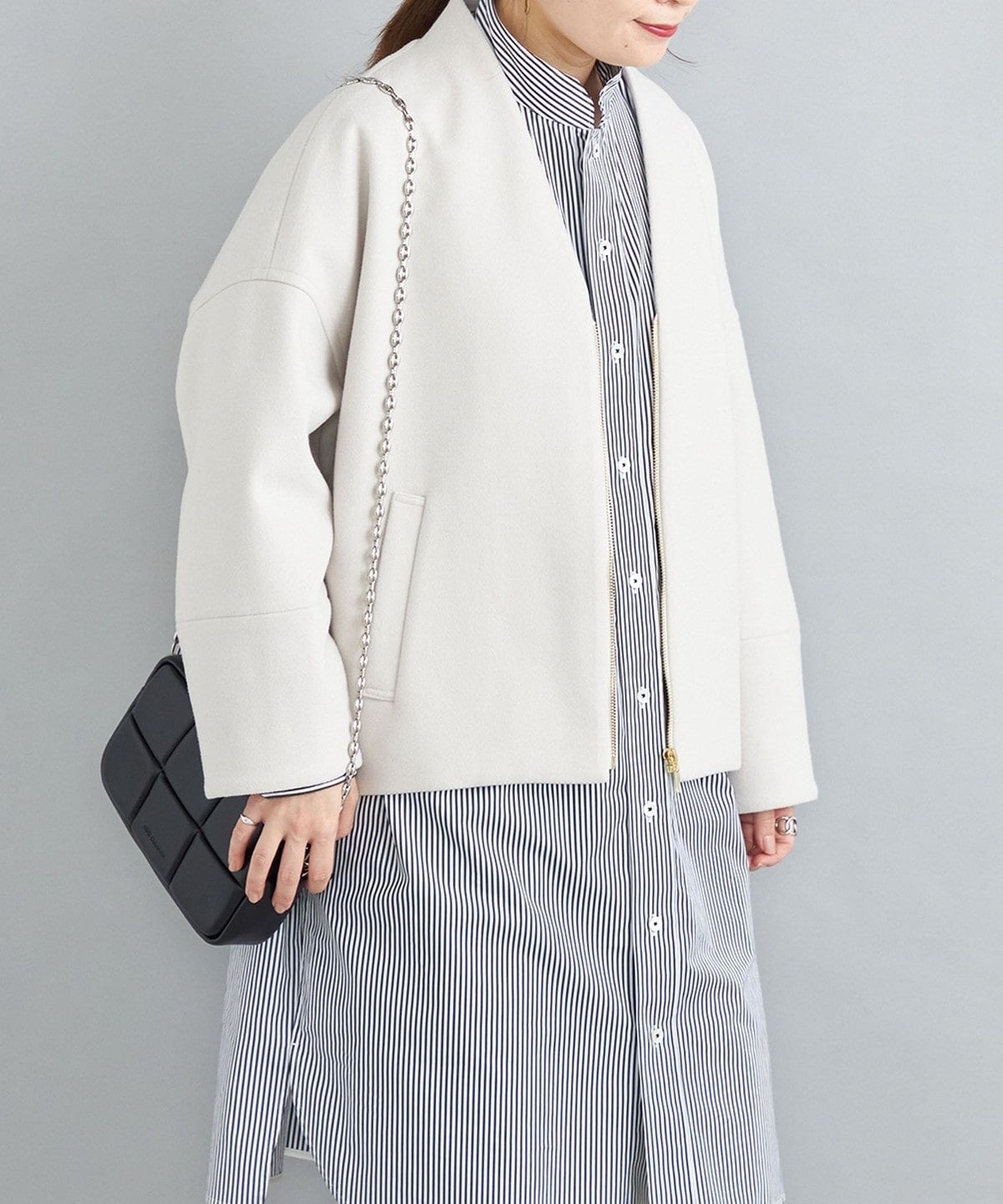 〈手洗い可能〉コクーンジップブルゾン 22FW