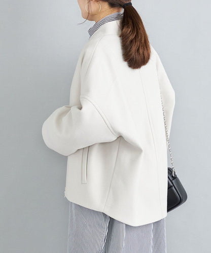 〈手洗い可能〉コクーンジップブルゾン 22FW