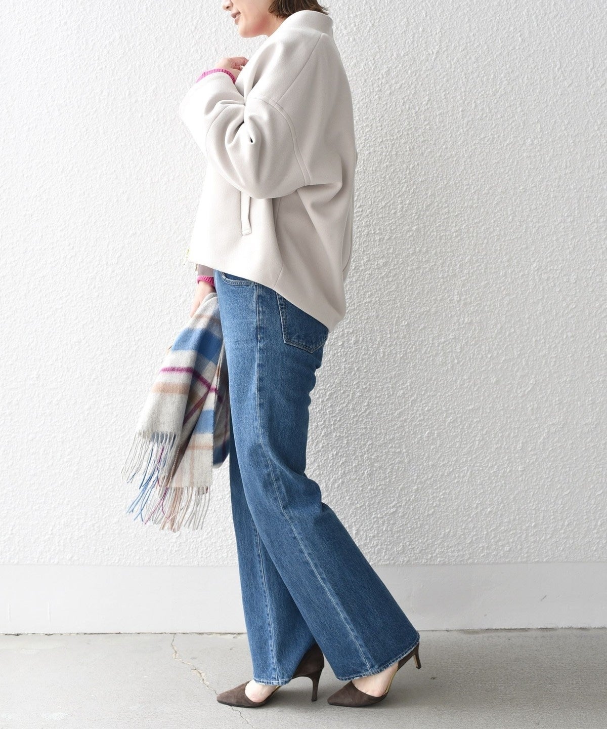 〈手洗い可能〉コクーンジップブルゾン 22FW