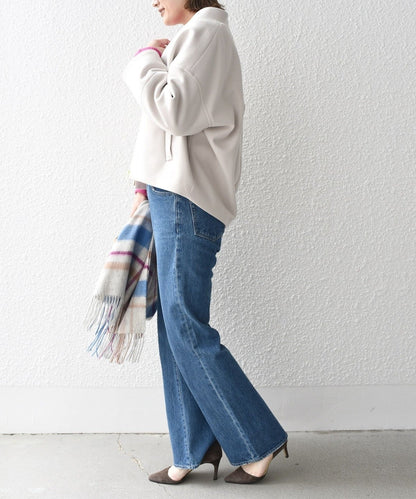 〈手洗い可能〉コクーンジップブルゾン 22FW