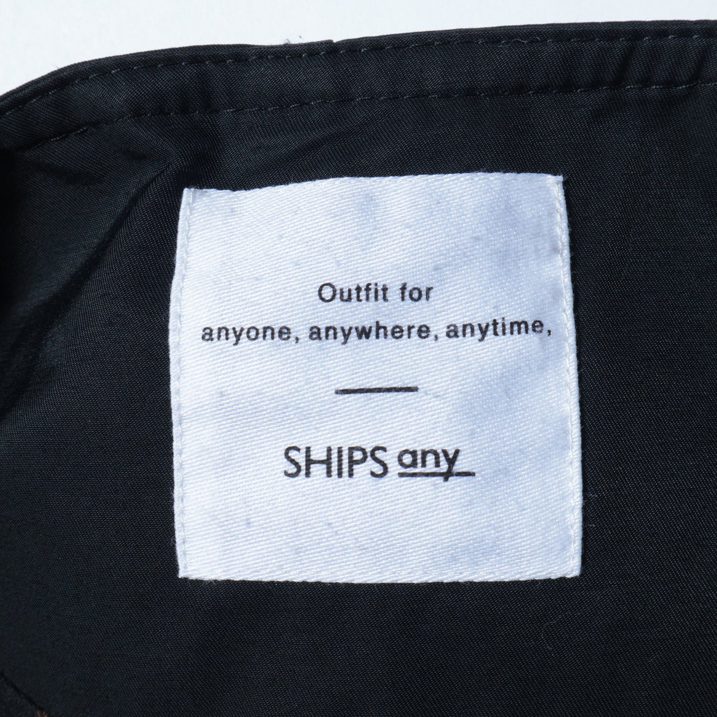 SHIPS any:〈撥水〉ノーカラー テント モッズ コート