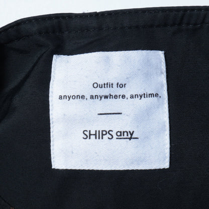 SHIPS any:〈撥水〉ノーカラー テント モッズ コート