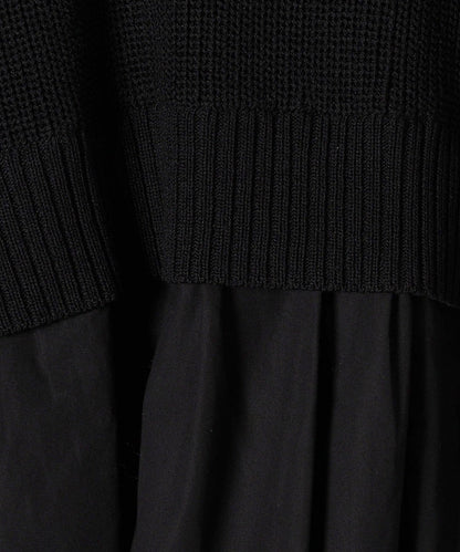 〈手洗い可能〉ベスト×ブラウス ロングスリーブプルオーバー