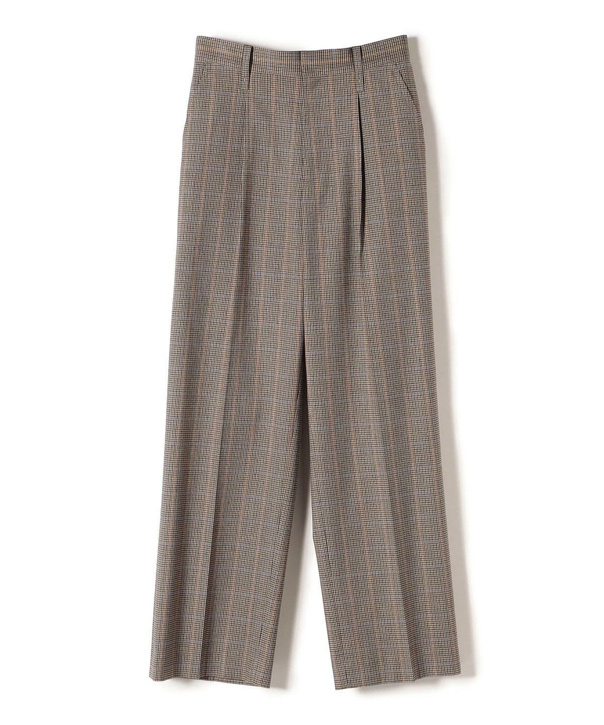 〈手洗い可能〉先染めブリティッシュチェックパンツ