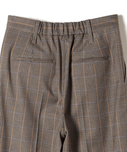 〈手洗い可能〉先染めブリティッシュチェックパンツ