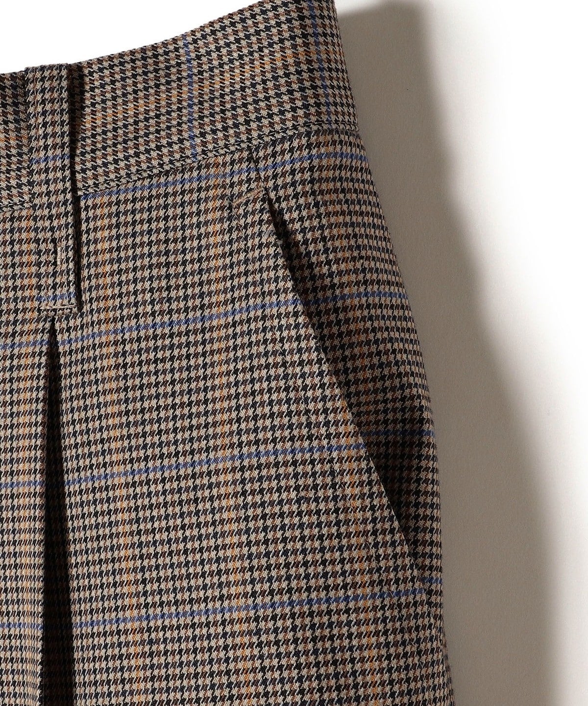 〈手洗い可能〉先染めブリティッシュチェックパンツ