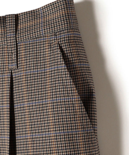 〈手洗い可能〉先染めブリティッシュチェックパンツ