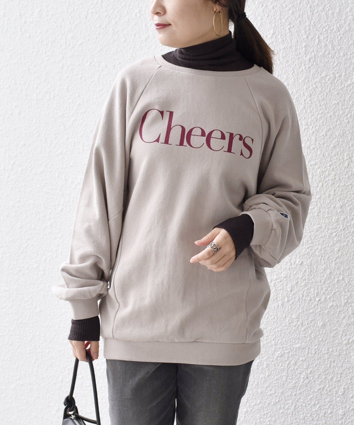 【SHIPS別注】RUSSELL ATHLETIC:ロゴスウェット2