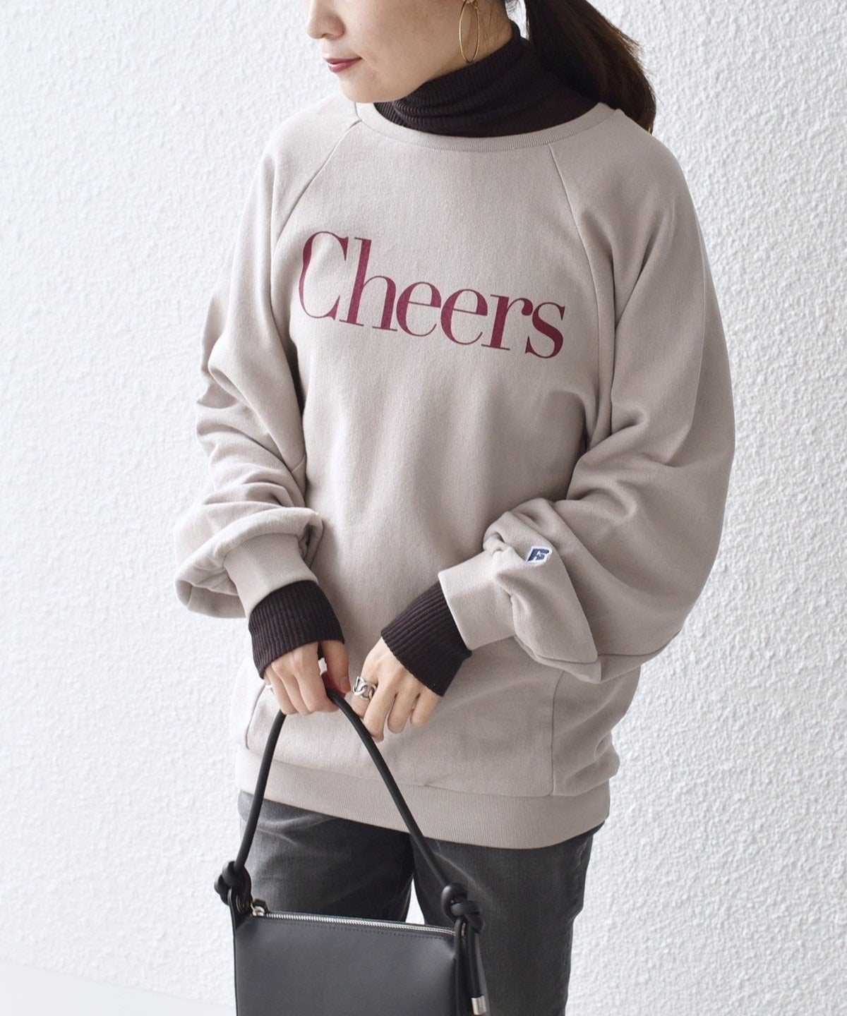 【SHIPS別注】RUSSELL ATHLETIC:ロゴスウェット2