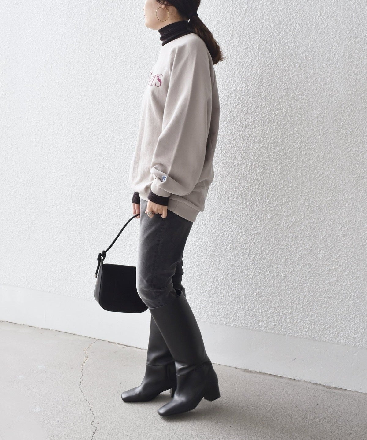 【SHIPS別注】RUSSELL ATHLETIC:ロゴスウェット2