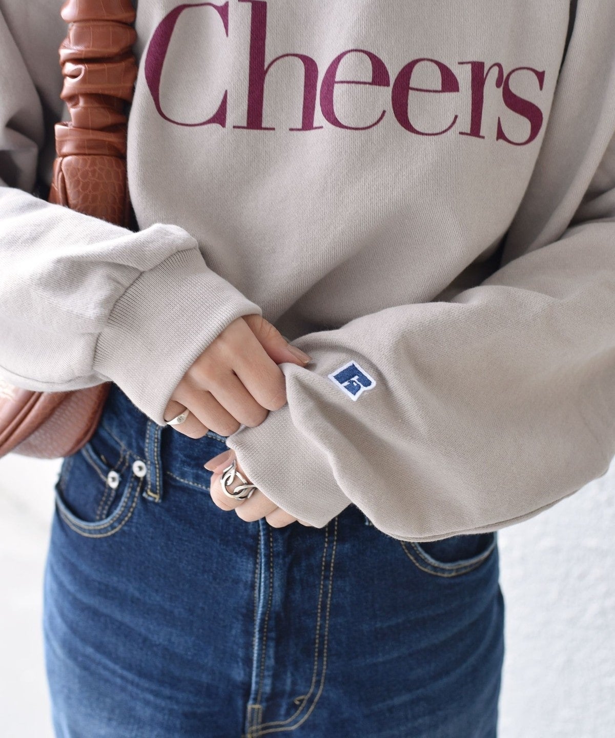 【SHIPS別注】RUSSELL ATHLETIC:ロゴスウェット2