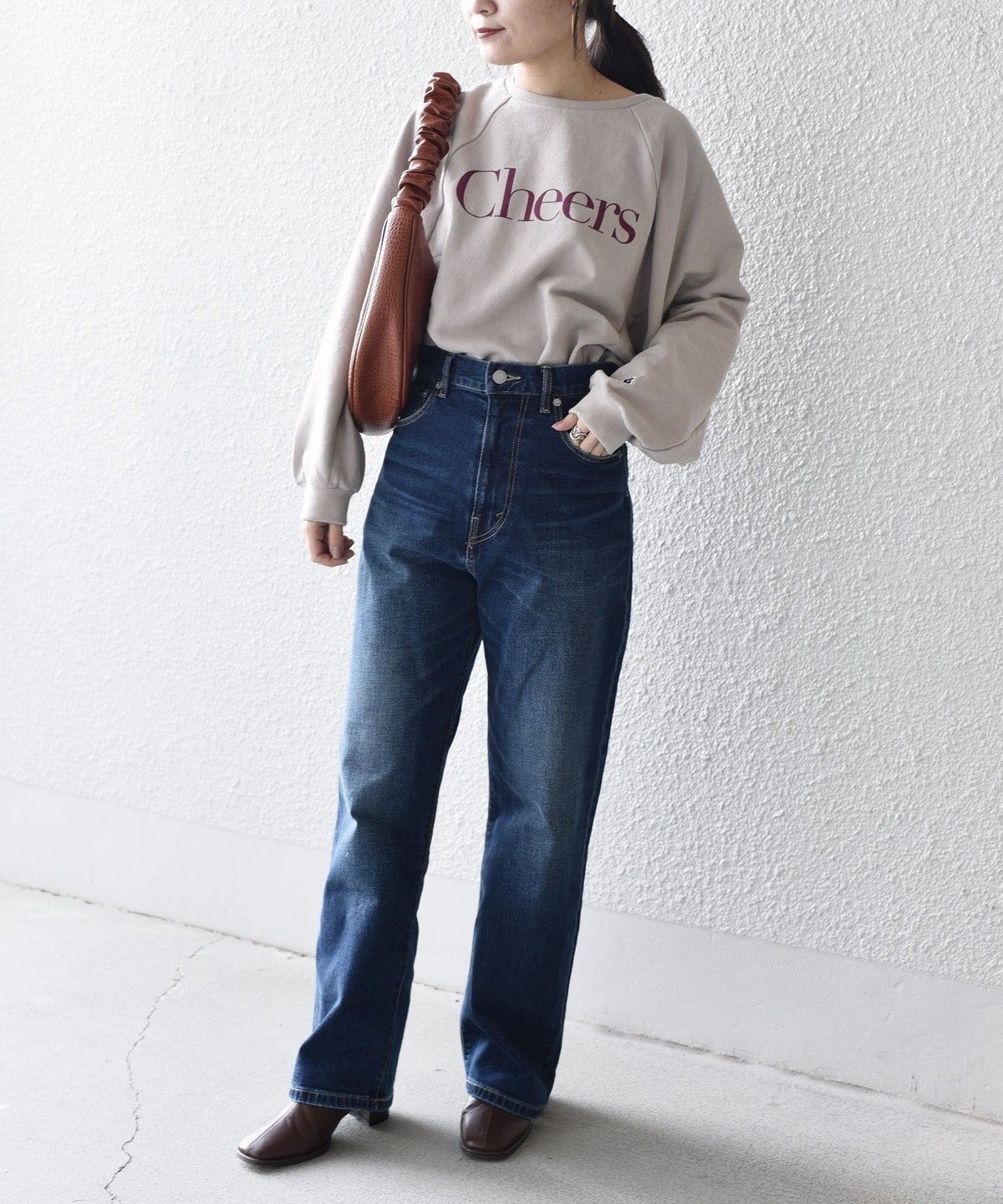 【SHIPS別注】RUSSELL ATHLETIC:ロゴスウェット2