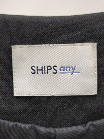 SHIPS any:〈ウォッシャブル〉ノーカラー ジレ
