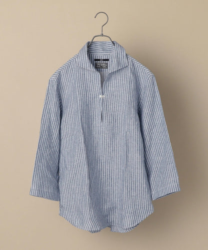SHIPS: BAIRD MCNUTT リネン リラックス 7スリーブ カプリ シャツ 20SS