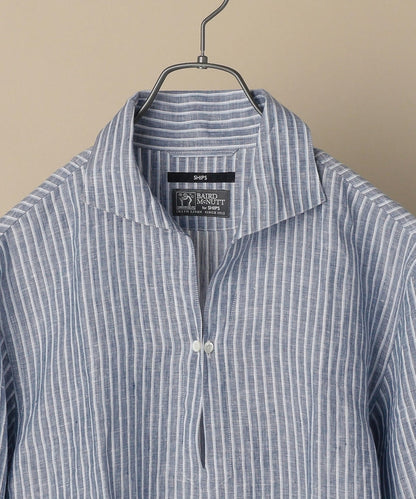 SHIPS: BAIRD MCNUTT リネン リラックス 7スリーブ カプリ シャツ 20SS