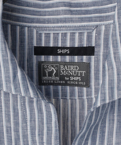 SHIPS: BAIRD MCNUTT リネン リラックス 7スリーブ カプリ シャツ 20SS