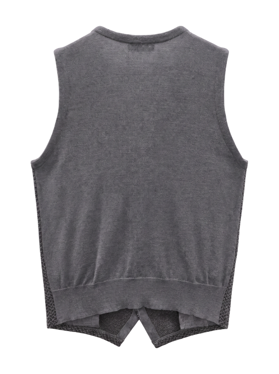 Made in Italy: ウール パターン ジレ （ベスト）