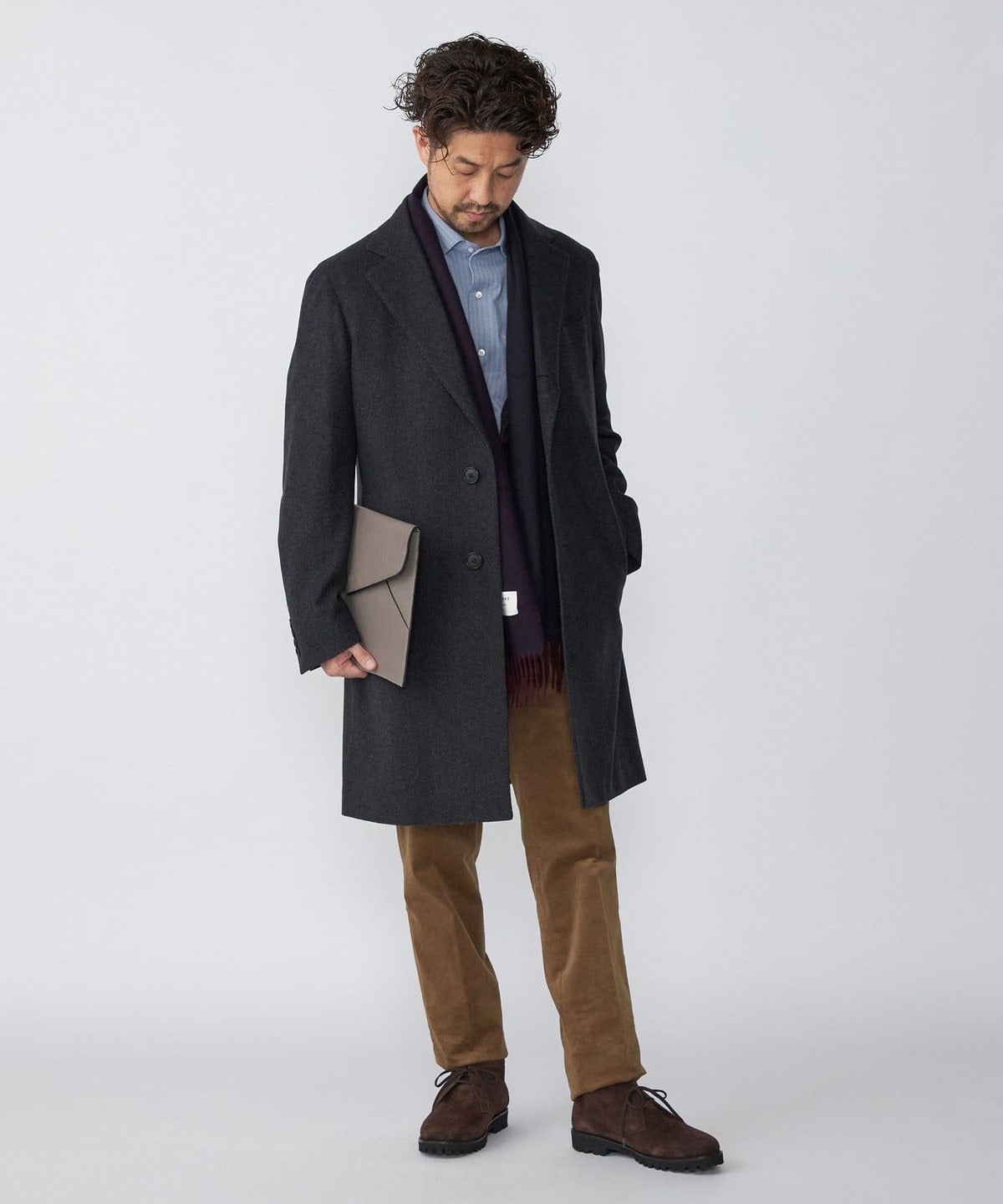 SHIPS: ウール カシミヤ チェスターコート