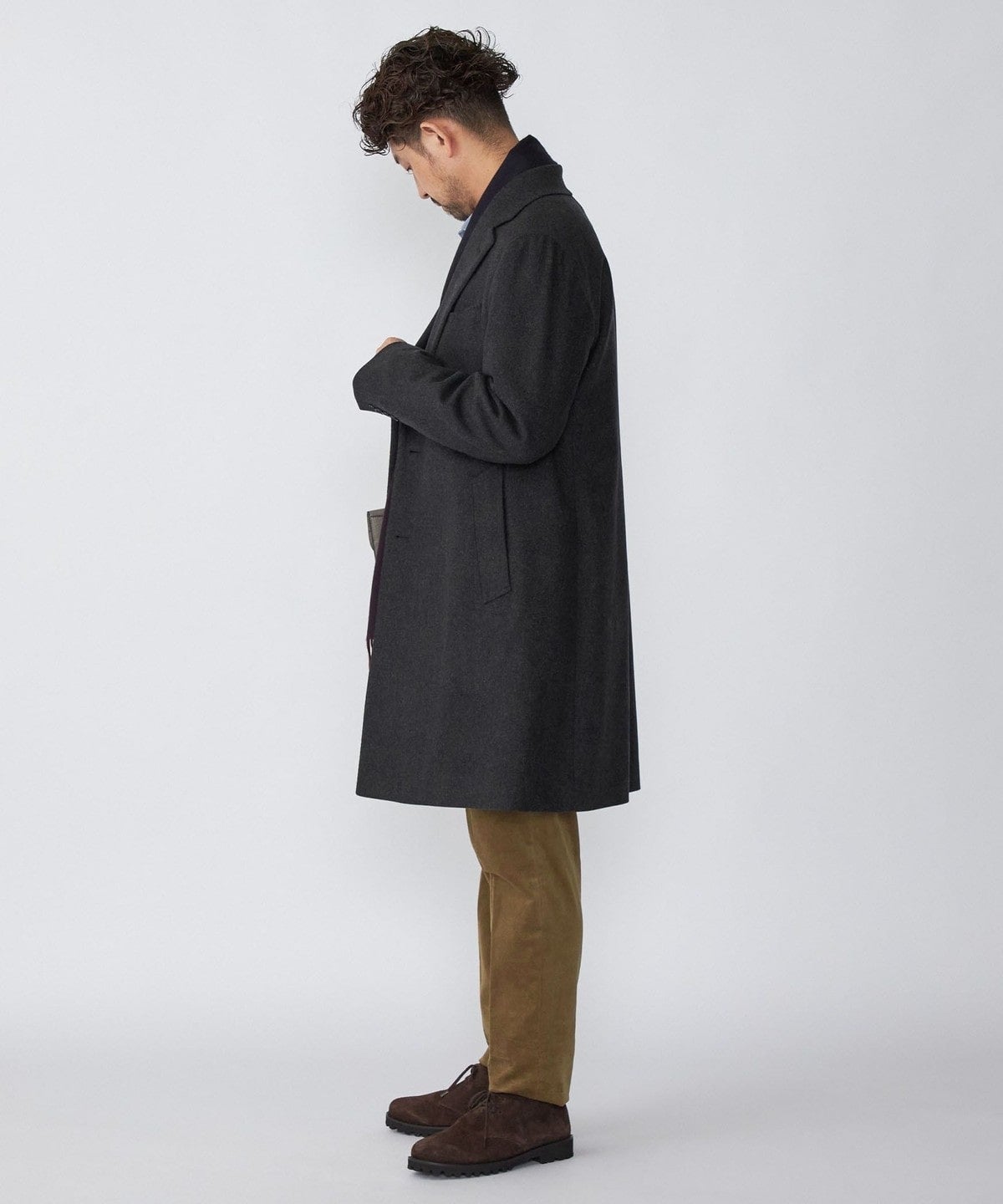 SHIPS: ウール カシミヤ チェスターコート
